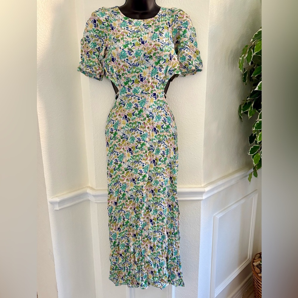 Floral Print Maxi Dress